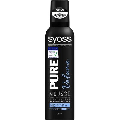 Syoss Modèle Pure Volume Mousse pour Cheveux - Mousse pour Cheveux - Publicité Syoss Modèle Pure Volume Mousse pour Cheveux - Mousse pour Cheveux - Publicité