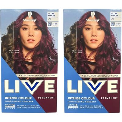 Schwarzkopf LIVE Colour + Lift Ultra Violet - Coloration capillaire Schwarzkopf LIVE Colour + Lift Ultra Violet - Coloration capillaire