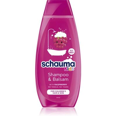 Schwarzkopf - Schauma Kids Raspberry Shampoo & Balsam - Kids Shampoo & Balm for Children Schwarzkopf - Schauma Kids Raspberry Shampoo & Balsam - Kids Shampoo & Balm for Children