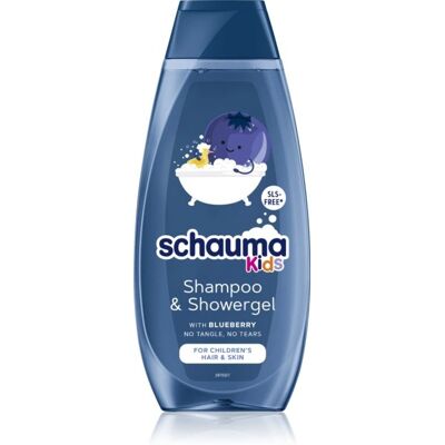 Schauma Kids Blueberry Shampoo & Shower Gel - for Boys - 400ml Schauma Kids Blueberry Shampoo & Shower Gel - for Boys - 400ml