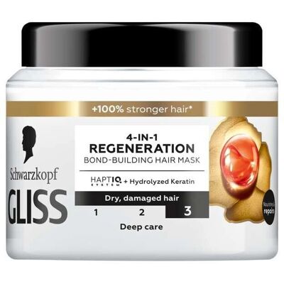Schwarzkopf Haarmaske - Gliss Total Repair 400ml - Tiefenpflege & Regeneration Schwarzkopf Haarmaske - Gliss Total Repair 400ml - Tiefenpflege & Regeneration