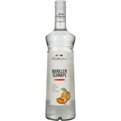 Eau-de-vie d'abricots de Puchheim 35% vol. 1l - Publicité Eau-de-vie d'abricots de Puchheim 35% vol. 1l - Publicité
