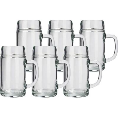 Stölzle STYRIA 1L Bierkrug Set aus 6 Stölzle STYRIA 1L Bierkrug Set aus 6