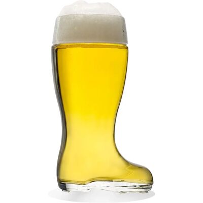 Stölzle - Verre en forme de botte - 1L, 6 pcs - Verre à bière - Publicité Stölzle - Verre en forme de botte - 1L, 6 pcs - Verre à bière - Publicité