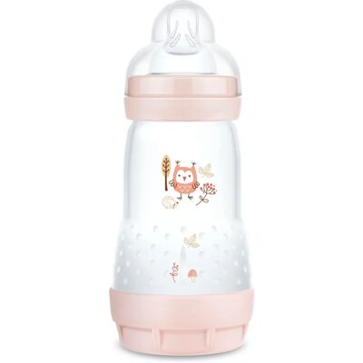 Biberon MAM Easy Active - 260ml Rose Anti-Colique - Publicité Biberon MAM Easy Active - 260ml Rose Anti-Colique - Publicité