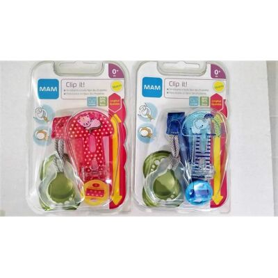 MAM BABY Bambino Clip It - Clip para chupete MAM BABY Bambino Clip It - Clip para chupete
