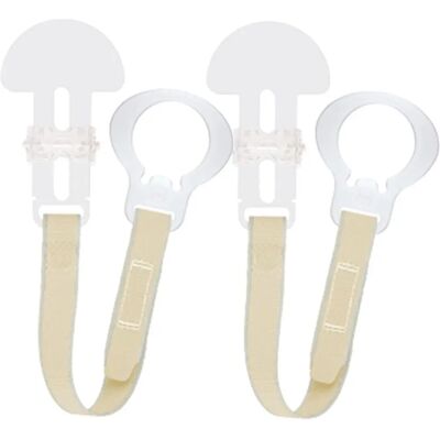 MAM Baby Soother Clip - Grey - Safety & Convenience MAM Baby Soother Clip - Grey - Safety & Convenience