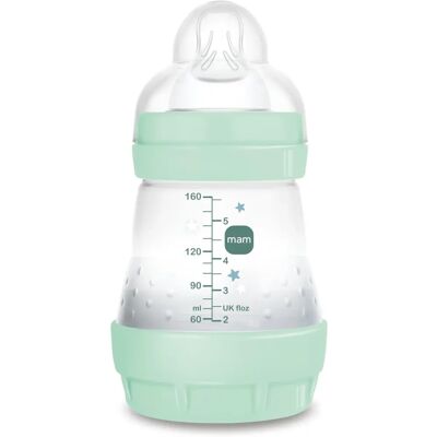 Mam Easy Start Biberon Anti-Crampes +0m 160ml Ours Bleus - Biberon bébé Mam Easy Start Biberon Anti-Crampes +0m 160ml Ours Bleus - Biberon bébé