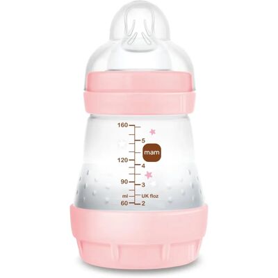 MAM Easy Start Biberon Anti-Colique +0m 160 ml - rose brillant MAM Easy Start Biberon Anti-Colique +0m 160 ml - rose brillant