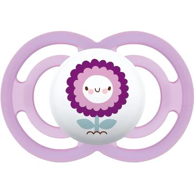 Suceur Mam Perfect 16+ Silicone Rose - Pour enfants 16+ mois Suceur Mam Perfect 16+ Silicone Rose - Pour enfants 16+ mois