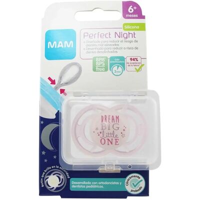 Chupete Perfect Night Rosa de Silicona - Chupete Chupete Perfect Night Rosa de Silicona - Chupete