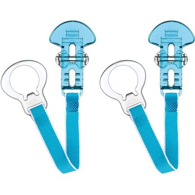 MAM Baby Speen Clips, Pack van 2, Geschikt voor alle MAM Speentjes - Baby Benodigdheden MAM Baby Speen Clips, Pack van 2, Geschikt voor alle MAM Speentjes - Baby Benodigdheden