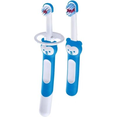 Set di spazzolini Mam Baby's - Spazzolini per bambini - Blu - Set di spazzolini per bambini Set di spazzolini Mam Baby's - Spazzolini per bambini - Blu - Set di spazzolini per bambini