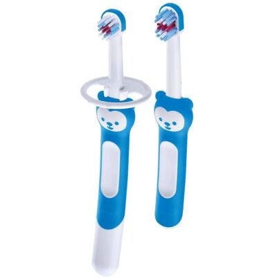 Zestaw Mam Learn to Brush - Szczoteczki dla dzieci 5+ miesięcy Zestaw Mam Learn to Brush - Szczoteczki dla dzieci 5+ miesięcy