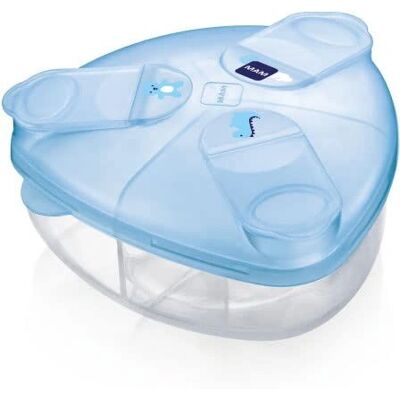 Mam Milk Box - Contenitore compatto per latte in polvere con 3 porzioni Mam Milk Box - Contenitore compatto per latte in polvere con 3 porzioni
