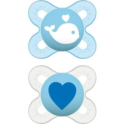 Set di 2 succhietti MAM Start Nan Silicone Skinsoft - Neonati Set di 2 succhietti MAM Start Nan Silicone Skinsoft - Neonati