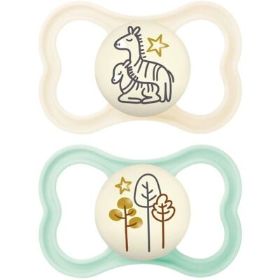 Succhietto Mam Air Night 16+ Mesi Silicone Neutro - Succhietto per neonato Succhietto Mam Air Night 16+ Mesi Silicone Neutro - Succhietto per neonato