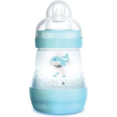 Biberon MAM Easy Start - 160ml, Anti-Colica, Azzurro Biberon MAM Easy Start - 160ml, Anti-Colica, Azzurro