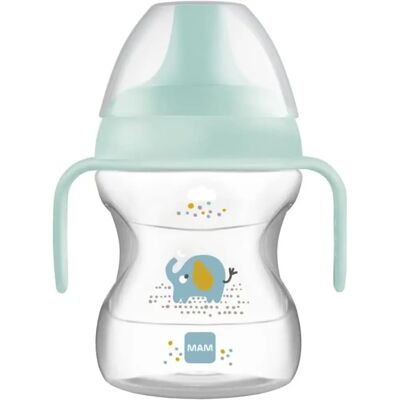 MAM Tazza da imparare blu - 190ml, 6+ mesi MAM Tazza da imparare blu - 190ml, 6+ mesi