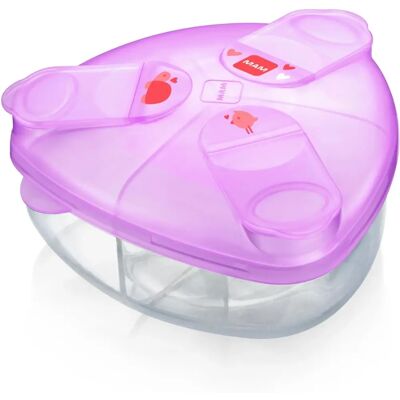 MAM Milchpulverbox - Baby Flaschendispenser Rosa - Babyflaschen Zubehör MAM Milchpulverbox - Baby Flaschendispenser Rosa - Babyflaschen Zubehör