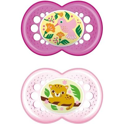 Sucette Mam Baby Original Silicone Rose 16+ - Sucette Sucette Mam Baby Original Silicone Rose 16+ - Sucette