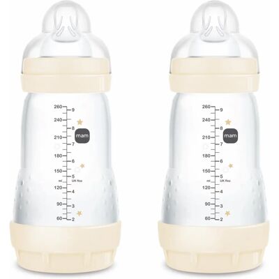 Biberon MAM A139 - Anti-Colique, Silicone SkinSoft, 260ml Biberon MAM A139 - Anti-Colique, Silicone SkinSoft, 260ml