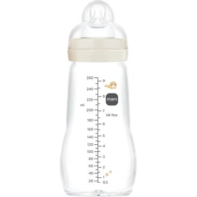 MAM Baby Feel Good Glas Babyflasche 260ml - Baby Bottle MAM Baby Feel Good Glas Babyflasche 260ml - Baby Bottle