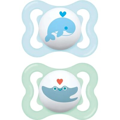 MAM Chupete de Silicona Air - Azul 0+ meses - Chupete MAM Chupete de Silicona Air - Azul 0+ meses - Chupete