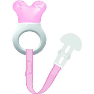Mordedor Mini Cooler Mam Rosa - Mordedor para bebés 2+ meses Mordedor Mini Cooler Mam Rosa - Mordedor para bebés 2+ meses