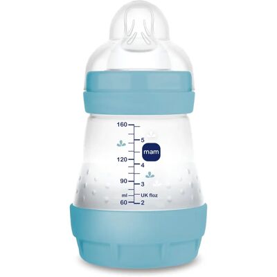 MAM Biberón Anticólicos Easy Start +0m 160 ml - azul mate MAM Biberón Anticólicos Easy Start +0m 160 ml - azul mate
