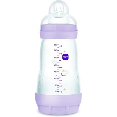 MAM Easy Start Butelka Antykolkowa +2m 260ml (1 sztuka) - matowy róż MAM Easy Start Butelka Antykolkowa +2m 260ml (1 sztuka) - matowy róż
