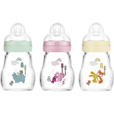 MAM Babyflasche Feel Good Elements - 3-fach sortiert, 6 Stück MAM Babyflasche Feel Good Elements - 3-fach sortiert, 6 Stück