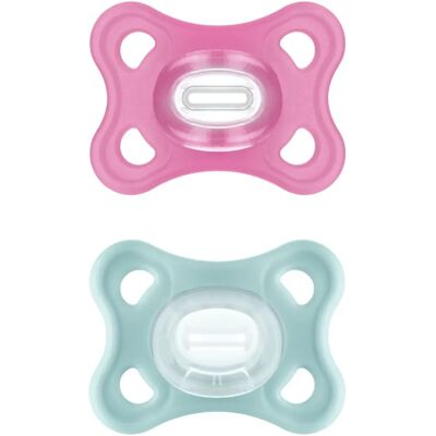 MAM Comfort Smoczek Silikonowy 2-6 Miesięcy Różowy - Smoczek MAM Comfort Smoczek Silikonowy 2-6 Miesięcy Różowy - Smoczek