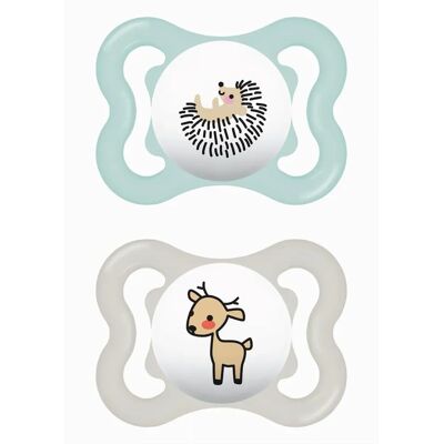 MAM Supreme 2-6M Sucette en Silicone - Confort Dentaire MAM Supreme 2-6M Sucette en Silicone - Confort Dentaire