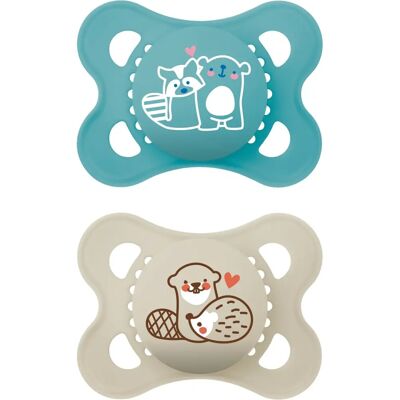 Tétine Bleue MAM Pure - Sécurité et Confort bébé Tétine Bleue MAM Pure - Sécurité et Confort bébé