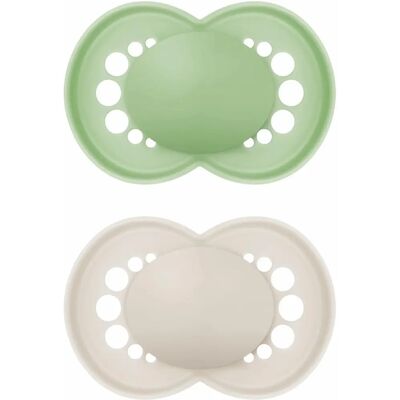 Sucette en Silicone Pure 16+ MAM - Neutre - Bébé Sucette en Silicone Pure 16+ MAM - Neutre - Bébé