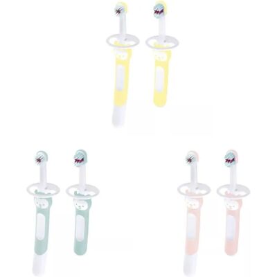 Mam Baby Zahnbürsten-Set - Baby Zahnbürsten-Kit - Baby Mundhygiene Mam Baby Zahnbürsten-Set - Baby Zahnbürsten-Kit - Baby Mundhygiene