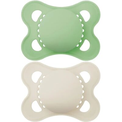 Tétine Originale MAM - 2-6 Mois, Silicone, Pack de 2 - Publicité Tétine Originale MAM - 2-6 Mois, Silicone, Pack de 2 - Publicité