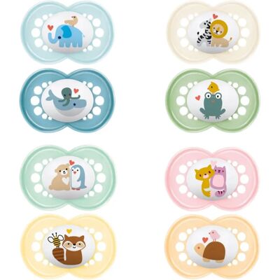 Sucette MAM 6+ Mois Classique - Silicone, 2 pcs Sucette MAM 6+ Mois Classique - Silicone, 2 pcs
