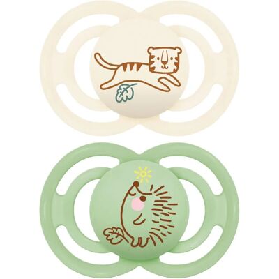 Sucette Bébé MAM - Silicone Orthodontique, Motifs Animaux - 6+ Mois - Publicité Sucette Bébé MAM - Silicone Orthodontique, Motifs Animaux - 6+ Mois - Publicité