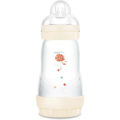 Biberon Easy Start MAM - Sans BPA, 260ml, Anti-Colique - Publicité Biberon Easy Start MAM - Sans BPA, 260ml, Anti-Colique - Publicité