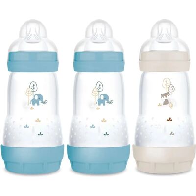 Biberons MAM 260 ml Océan + Sable - Anti-colique - Publicité Biberons MAM 260 ml Océan + Sable - Anti-colique - Publicité