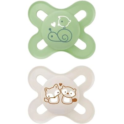Sucette Mam Start - Ultra petite, Silicone, Neutre - 0-2 mois Sucette Mam Start - Ultra petite, Silicone, Neutre - 0-2 mois