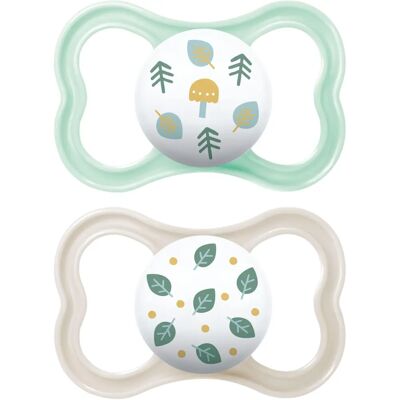 Sucettes Mam pour Bébé 6+ Mois Ensemble Double en Silicone Sucettes Mam pour Bébé 6+ Mois Ensemble Double en Silicone