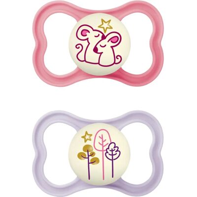 Sucette Nuit Air Night MAM - 16+ Mois Rose Sucette Nuit Air Night MAM - 16+ Mois Rose