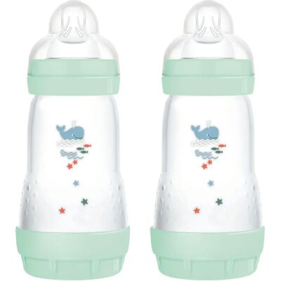 Mam Baby Italia Easy Start Biberon 260ml - Pack Double Mam Baby Italia Easy Start Biberon 260ml - Pack Double