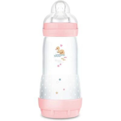 Biberon MAM Easy Start Rose avec Tétine en Silicone - Biberon - 4+ Mois Biberon MAM Easy Start Rose avec Tétine en Silicone - Biberon - 4+ Mois
