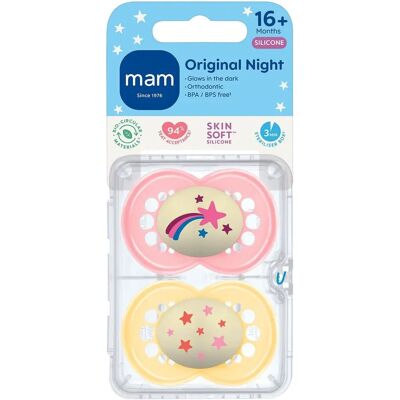 MAM Original Night Soother 16+ Months - Baby Soother MAM Original Night Soother 16+ Months - Baby Soother