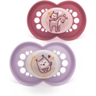 MAM - Original Night Soother - 16+ Months - Pink - pacifier MAM - Original Night Soother - 16+ Months - Pink - pacifier