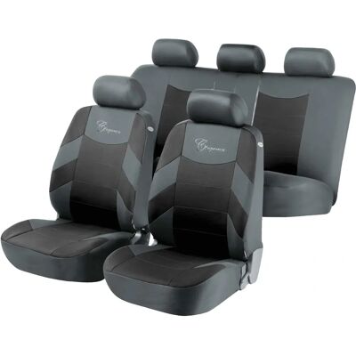 Walser Autositzbezug-Set - Gemustert, Schwarz/Grau - Sitzschutz Walser Autositzbezug-Set - Gemustert, Schwarz/Grau - Sitzschutz